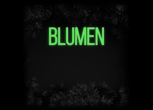 Konfiguriertes Neonschild: blumen - Official Neon - led neon schild schriftzug personalisiert