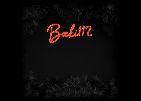 Konfiguriertes Neonschild: Bocki112 - Official Neon - led neon schild schriftzug personalisiert