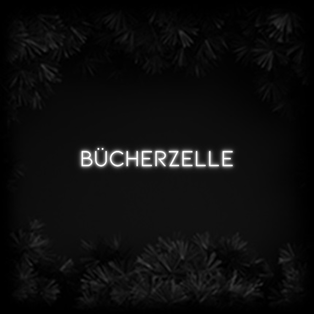 Konfiguriertes Neonschild: Bücherzelle - Official Neon - led neon schild schriftzug personalisiert