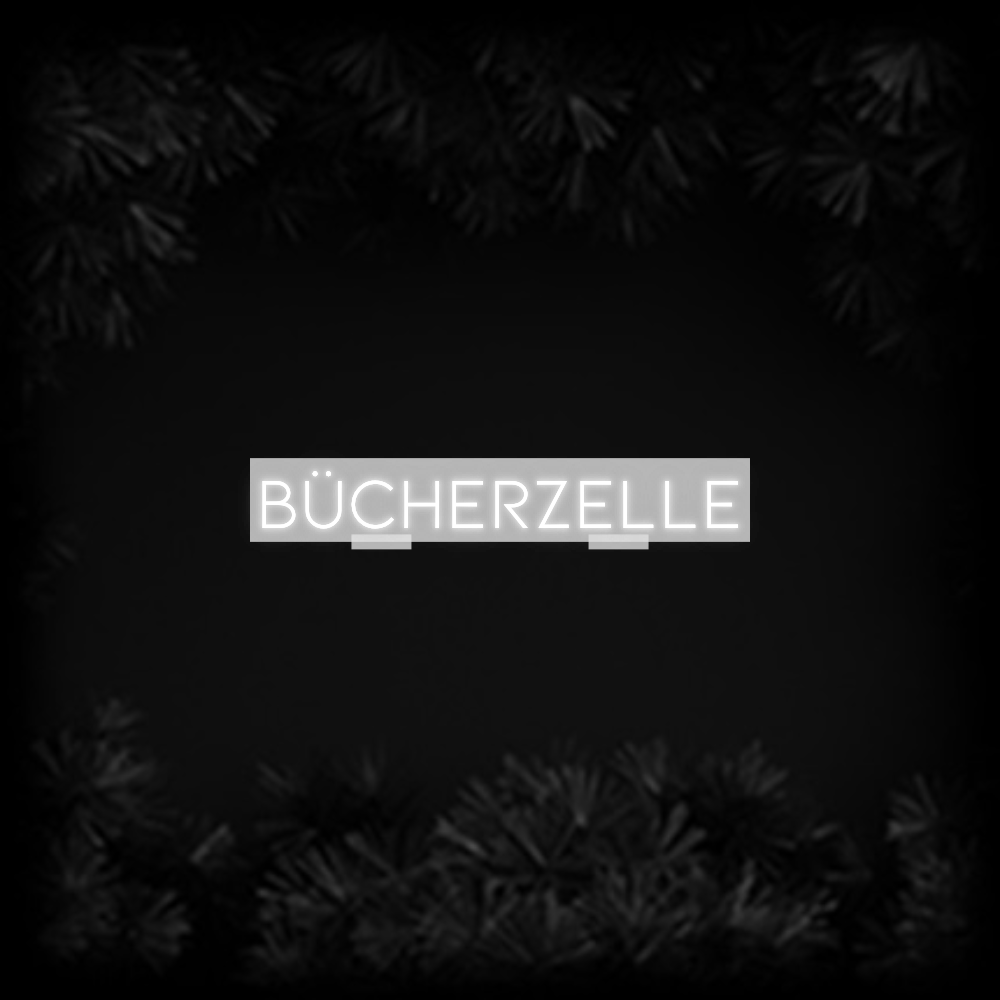 Konfiguriertes Neonschild: Bücherzelle - Official Neon - led neon schild schriftzug personalisiert