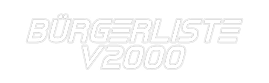 Konfiguriertes Neonschild: Bürgerliste ... - Official Neon - led neon schild schriftzug personalisiert