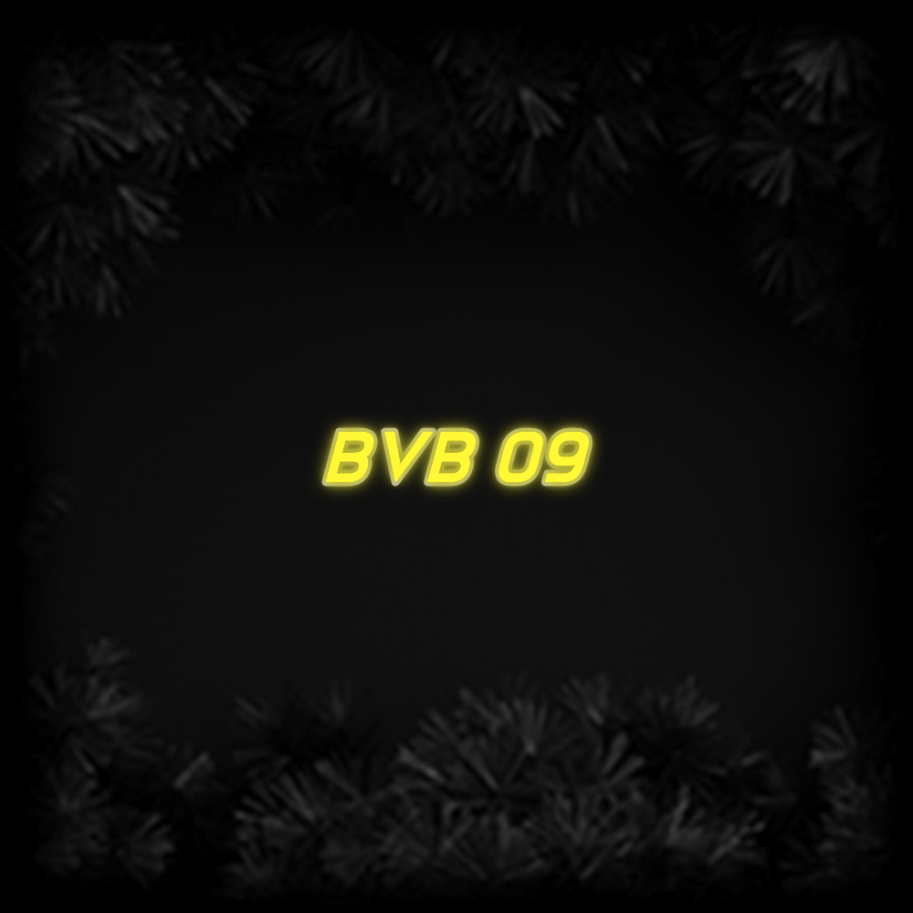 Konfiguriertes Neonschild: BVB 09 - Official Neon - led neon schild schriftzug personalisiert