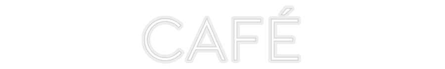 Konfiguriertes Neonschild: CAFÉ - Official Neon - led neon schild schriftzug personalisiert