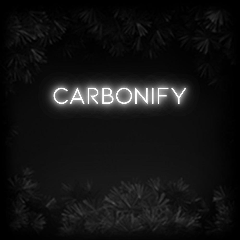 Konfiguriertes Neonschild: carbonify - Official Neon - led neon schild schriftzug personalisiert