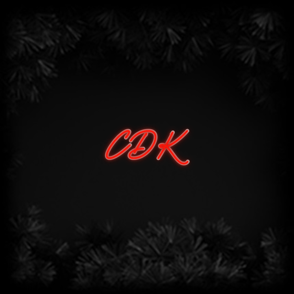 Konfiguriertes Neonschild: CDK - Official Neon - led neon schild schriftzug personalisiert