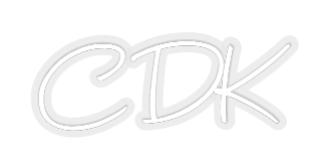 Konfiguriertes Neonschild: CDK - Official Neon - led neon schild schriftzug personalisiert