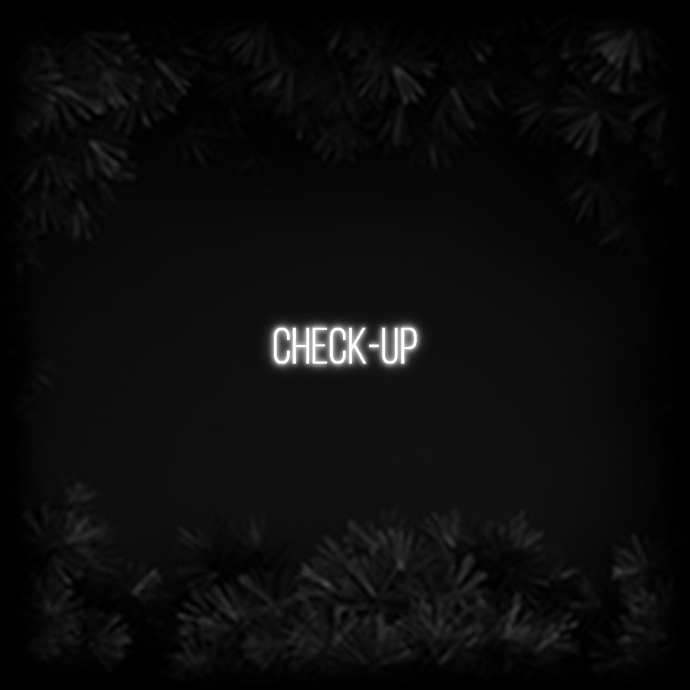 Konfiguriertes Neonschild: Check - Up - Official Neon - led neon schild schriftzug personalisiert