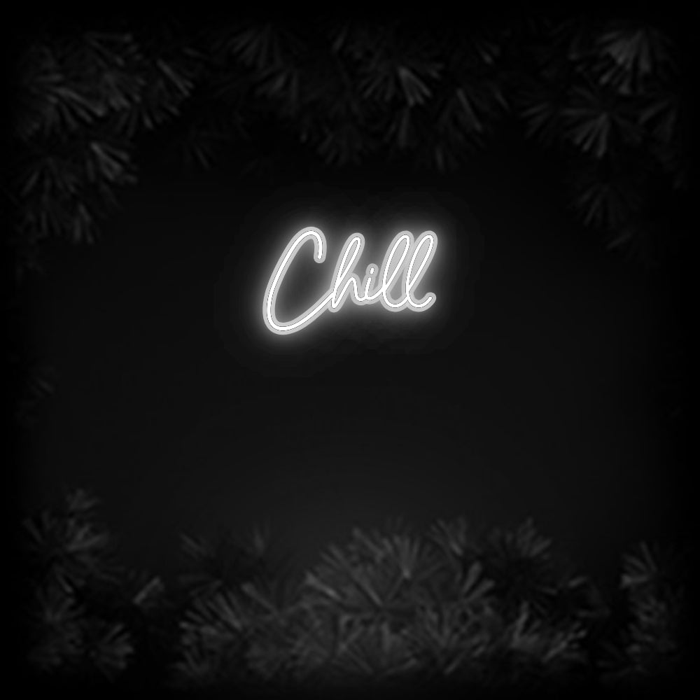 Konfiguriertes Neonschild: Chill - Official Neon - led neon schild schriftzug personalisiert