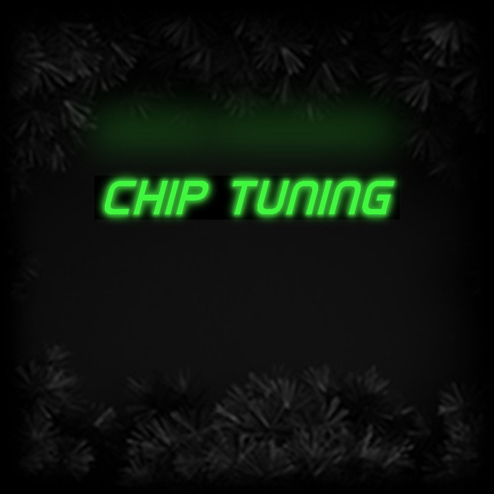 Konfiguriertes Neonschild: Chip tuning - Official Neon - led neon schild schriftzug personalisiert