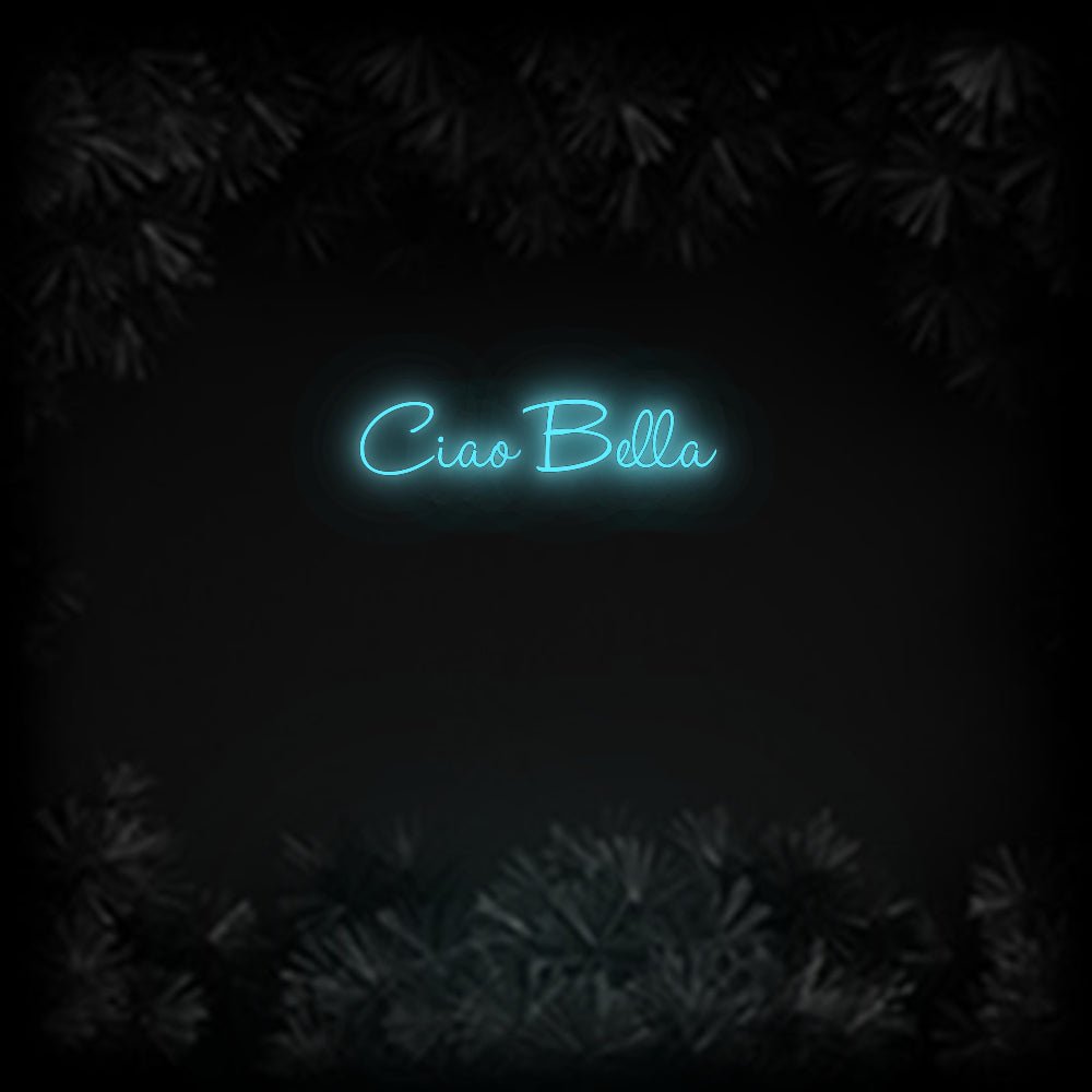 Konfiguriertes Neonschild: Ciao Bella - Official Neon - led neon schild schriftzug personalisiert