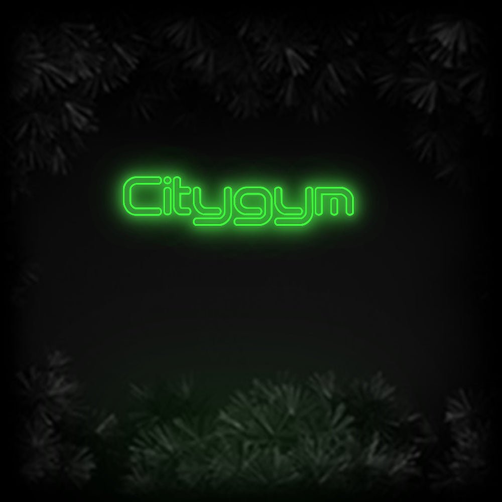 Konfiguriertes Neonschild: Citygym - Official Neon - led neon schild schriftzug personalisiert