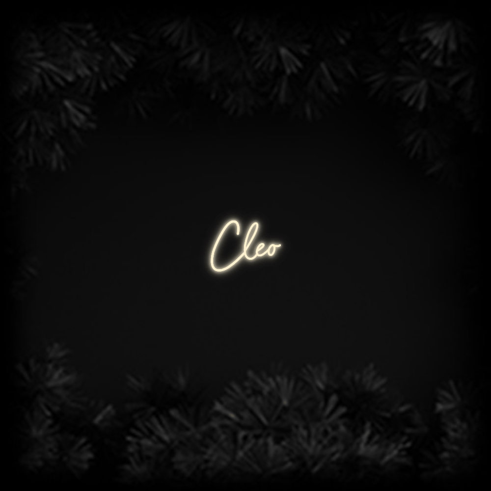 Konfiguriertes Neonschild: Cleo - Official Neon - led neon schild schriftzug personalisiert