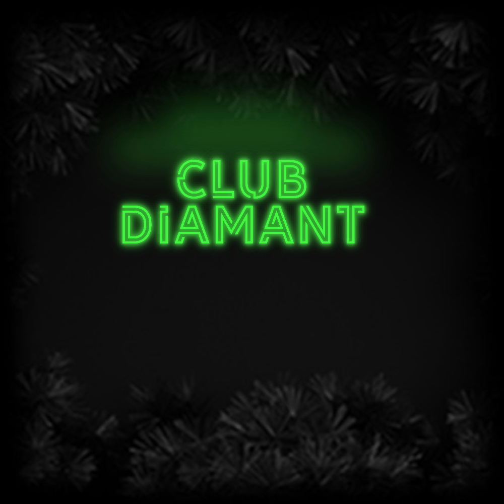 Konfiguriertes Neonschild: Club Diamant - Official Neon - led neon schild schriftzug personalisiert