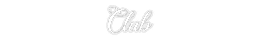 Konfiguriertes Neonschild: Club - Official Neon - led neon schild schriftzug personalisiert