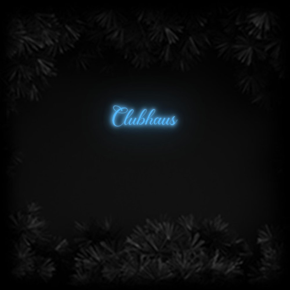 Konfiguriertes Neonschild: Clubhaus - Official Neon - led neon schild schriftzug personalisiert