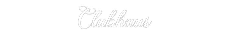 Konfiguriertes Neonschild: Clubhaus - Official Neon - led neon schild schriftzug personalisiert