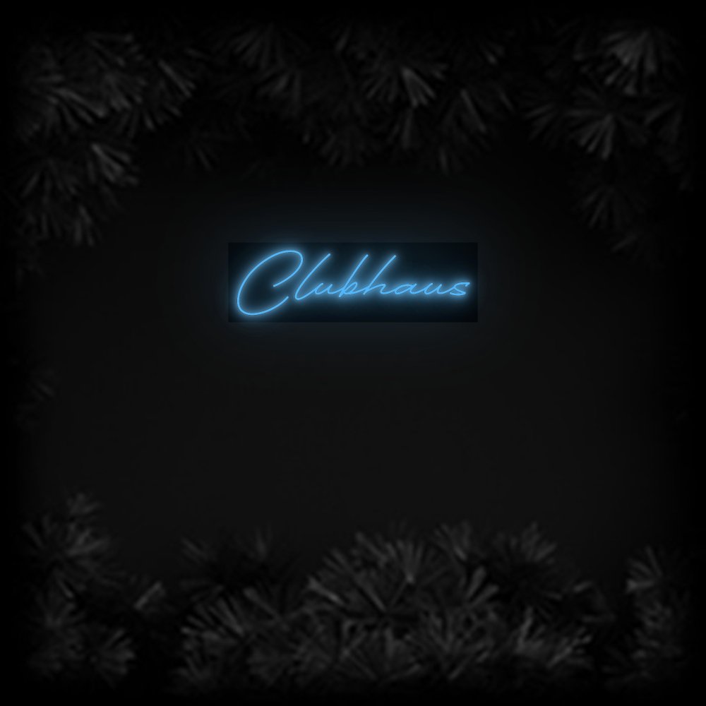 Konfiguriertes Neonschild: Clubhaus - Official Neon - led neon schild schriftzug personalisiert