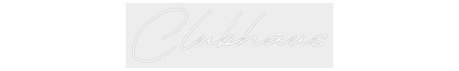 Konfiguriertes Neonschild: Clubhaus - Official Neon - led neon schild schriftzug personalisiert