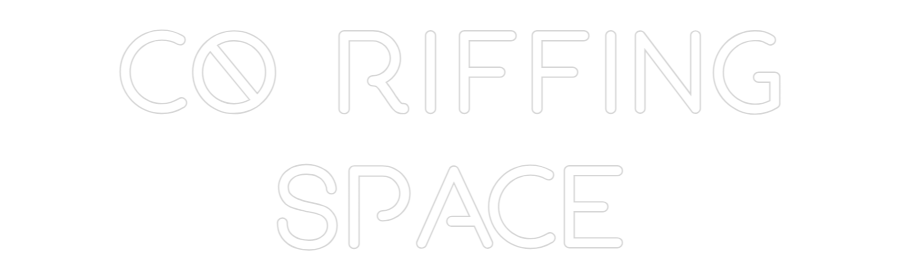 Konfiguriertes Neonschild: Co Riffing S... - Official Neon - led neon schild schriftzug personalisiert