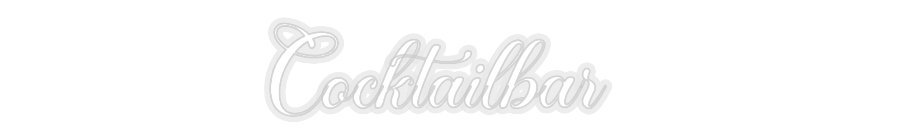 Konfiguriertes Neonschild: Cocktailbar - Official Neon - led neon schild schriftzug personalisiert