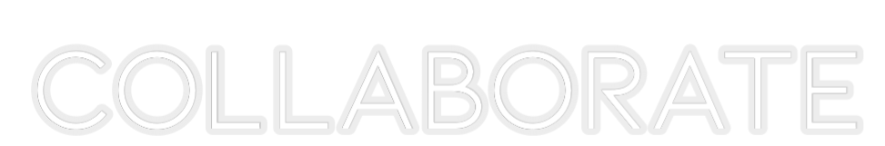 Konfiguriertes Neonschild: COLLABORATE - Official Neon - led neon schild schriftzug personalisiert
