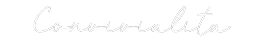 Konfiguriertes Neonschild: Convivialita - Official Neon - led neon schild schriftzug personalisiert