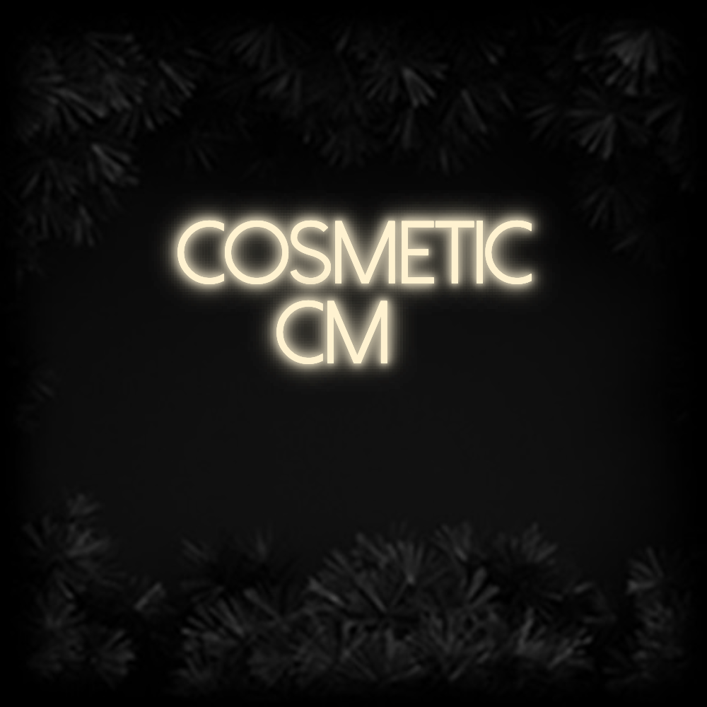 Konfiguriertes Neonschild: Cosmetic ... - Official Neon - led neon schild schriftzug personalisiert