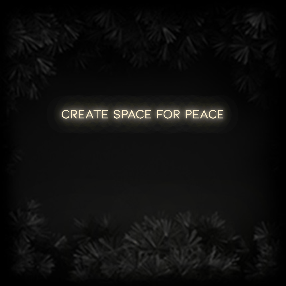 Konfiguriertes Neonschild: create space ... - Official Neon - led neon schild schriftzug personalisiert
