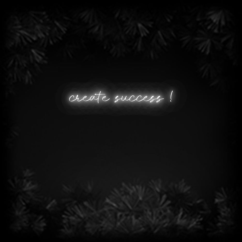 Konfiguriertes Neonschild: create succes... - Official Neon - led neon schild schriftzug personalisiert
