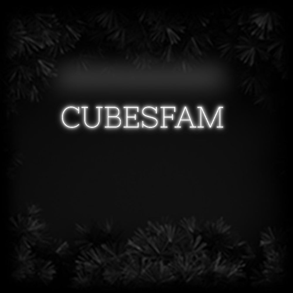 Konfiguriertes Neonschild: CUBESFAM - Official Neon - led neon schild schriftzug personalisiert