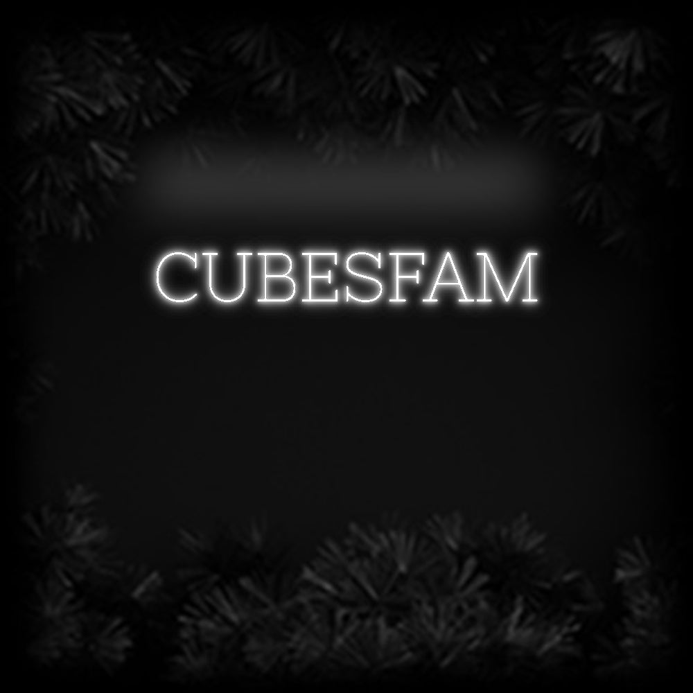 Konfiguriertes Neonschild: CUBESFAM - Official Neon - led neon schild schriftzug personalisiert