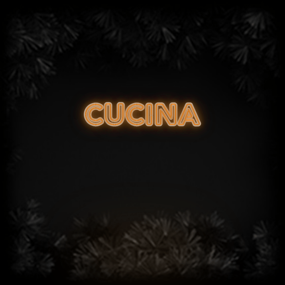 Konfiguriertes Neonschild: CUCINA - Official Neon - led neon schild schriftzug personalisiert
