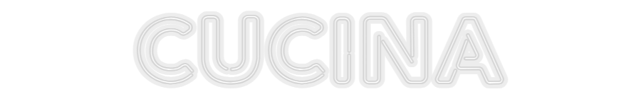 Konfiguriertes Neonschild: CUCINA - Official Neon - led neon schild schriftzug personalisiert