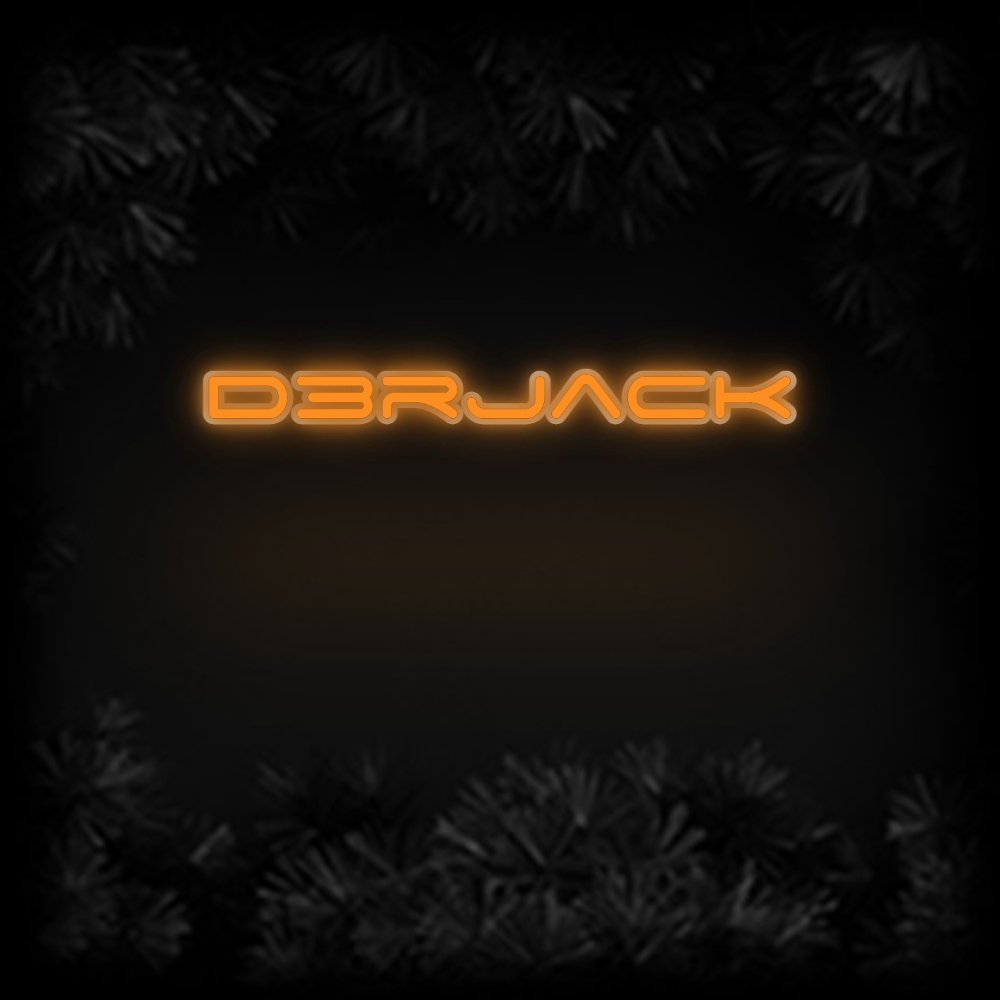 Konfiguriertes Neonschild: D3rJack - Official Neon - led neon schild schriftzug personalisiert