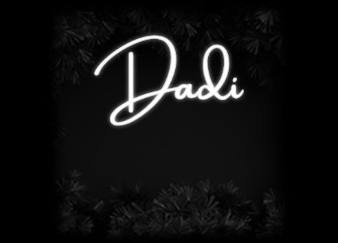 Konfiguriertes Neonschild: Dadi - Official Neon - led neon schild schriftzug personalisiert
