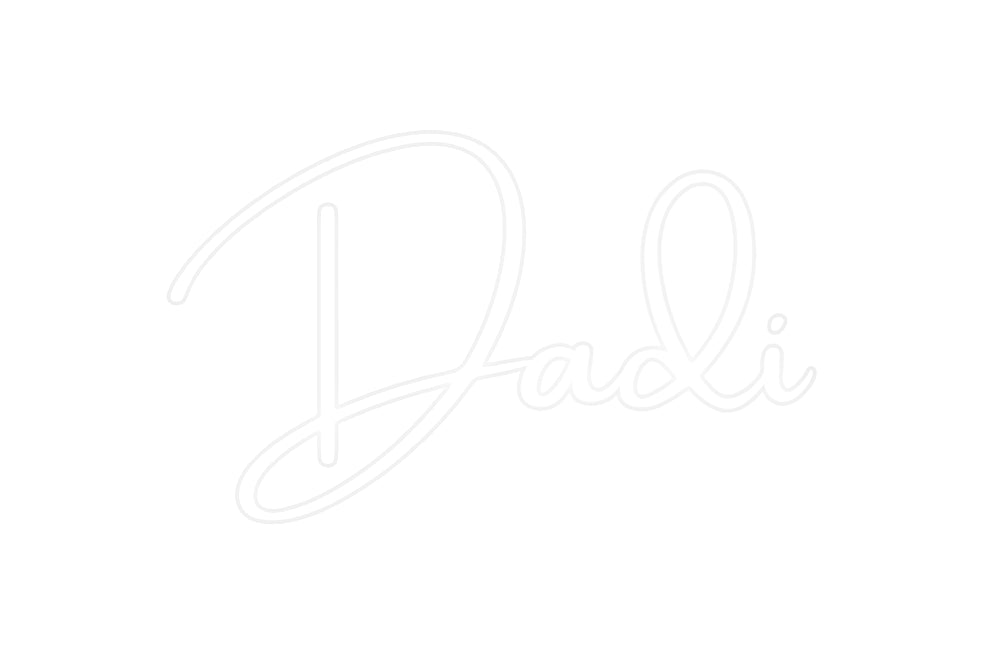 Konfiguriertes Neonschild: Dadi - Official Neon - led neon schild schriftzug personalisiert