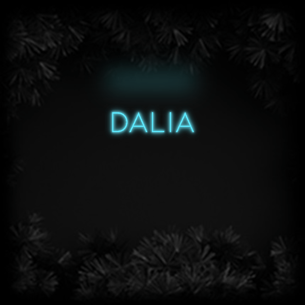 Konfiguriertes Neonschild: Dalia - Official Neon - led neon schild schriftzug personalisiert