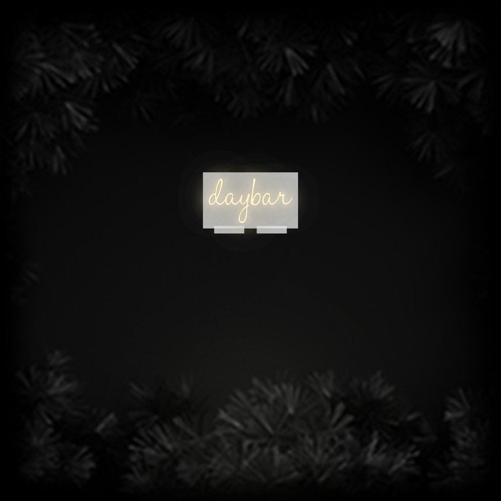 Konfiguriertes Neonschild: daybar - Official Neon - led neon schild schriftzug personalisiert