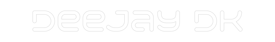 Konfiguriertes Neonschild: Deejay DK - Official Neon - led neon schild schriftzug personalisiert