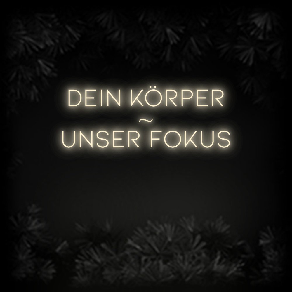 Konfiguriertes Neonschild: Dein Körper ... - Official Neon - led neon schild schriftzug personalisiert
