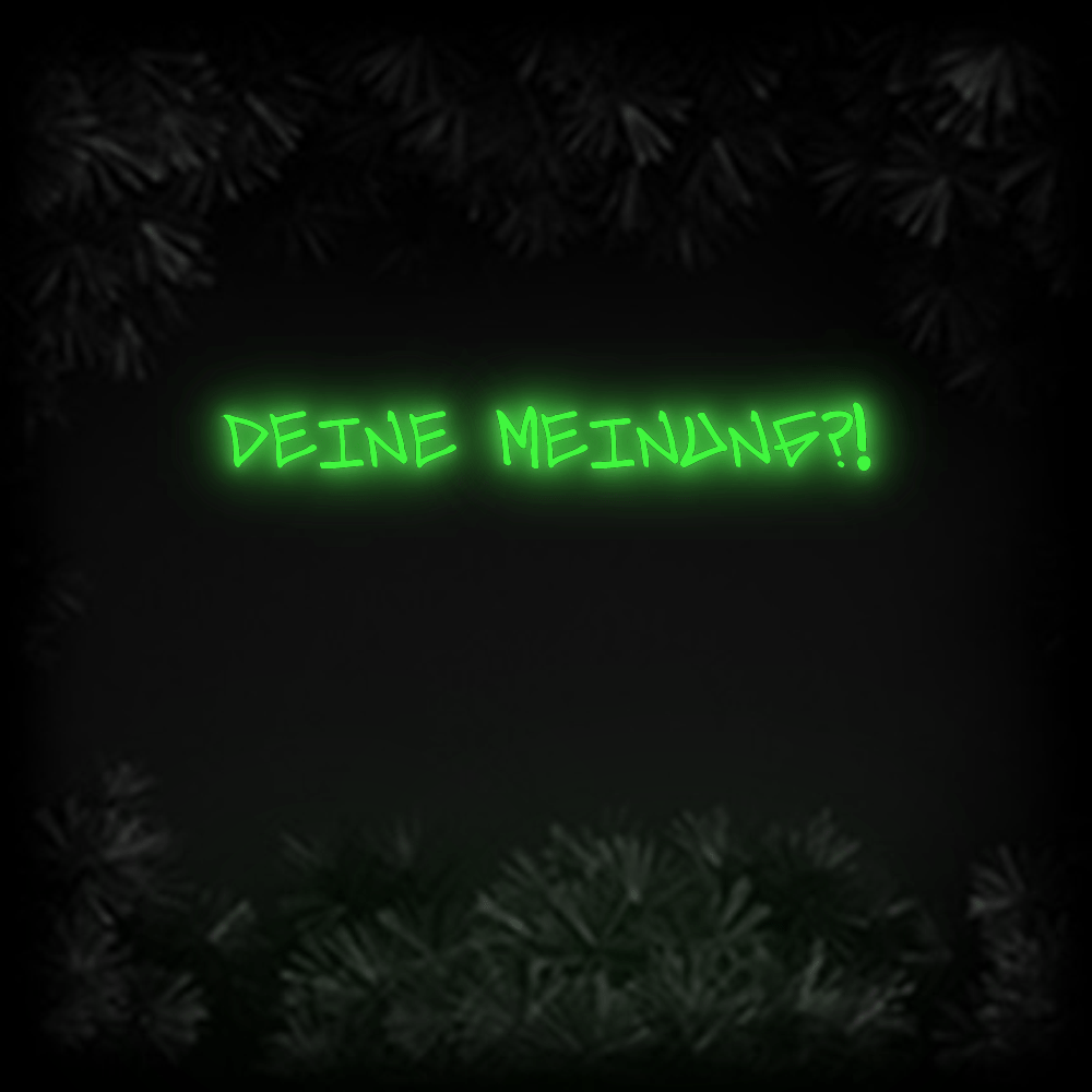 Konfiguriertes Neonschild: Deine Meinung?! - Official Neon - led neon schild schriftzug personalisiert