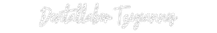 Konfiguriertes Neonschild: Dentallabor T... - Official Neon - led neon schild schriftzug personalisiert