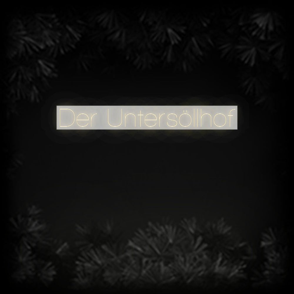 Konfiguriertes Neonschild: Der Untersöll... - Official Neon - led neon schild schriftzug personalisiert