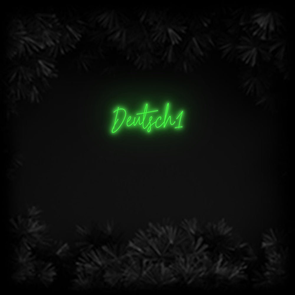 Konfiguriertes Neonschild: Deutsch1 - Official Neon - led neon schild schriftzug personalisiert