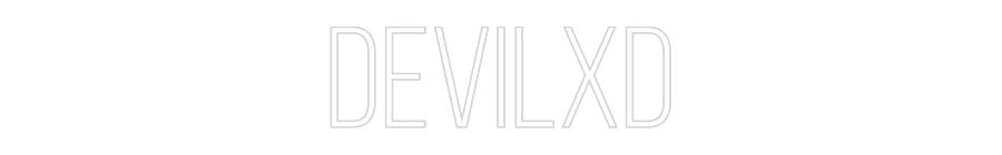 Konfiguriertes Neonschild: DevilxD - Official Neon - led neon schild schriftzug personalisiert