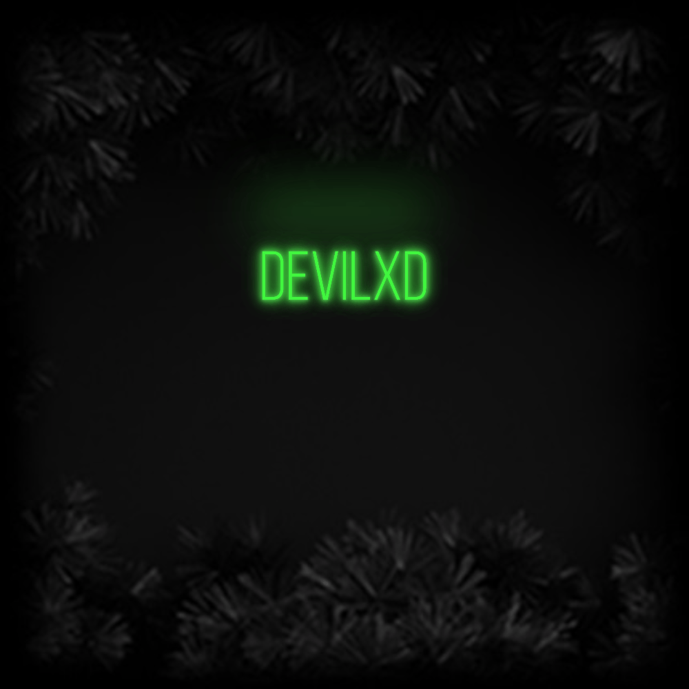 Konfiguriertes Neonschild: DevilxD - Official Neon - led neon schild schriftzug personalisiert