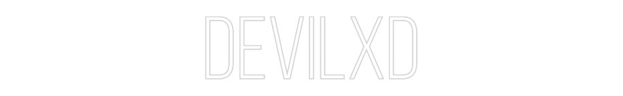 Konfiguriertes Neonschild: DevilxD - Official Neon - led neon schild schriftzug personalisiert