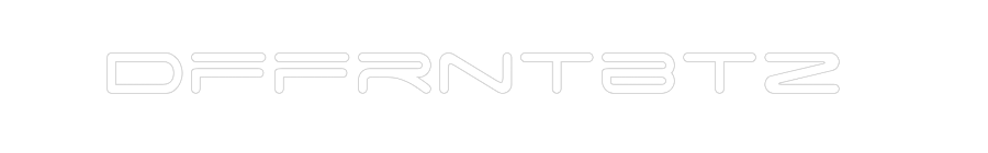 Konfiguriertes Neonschild: Dffrntbtz - Official Neon - led neon schild schriftzug personalisiert