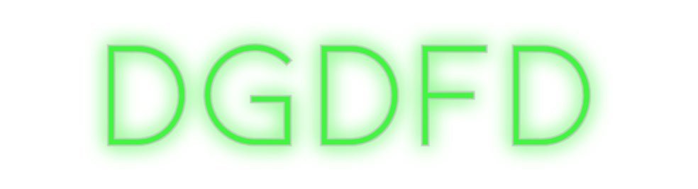 Konfiguriertes Neonschild: dgdfd - Official Neon - led neon schild schriftzug personalisiert