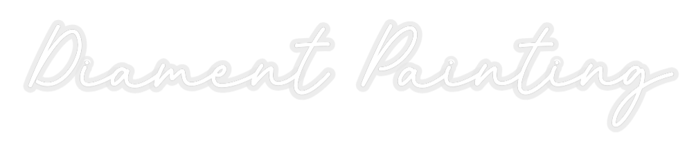 Konfiguriertes Neonschild: Diament Paintin... - Official Neon - led neon schild schriftzug personalisiert